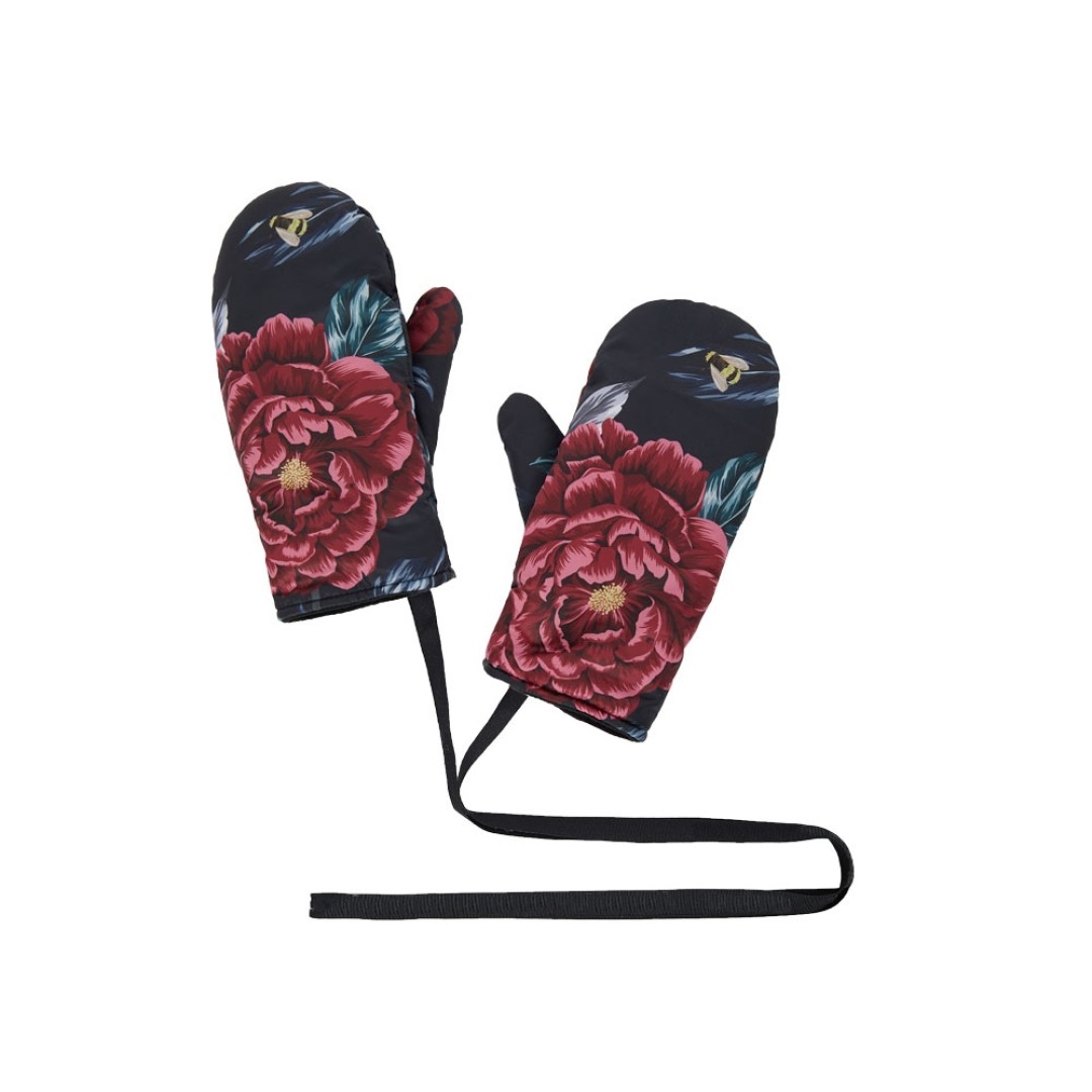 Варежки «Русские сезоны», синий. Varvara (без лого)