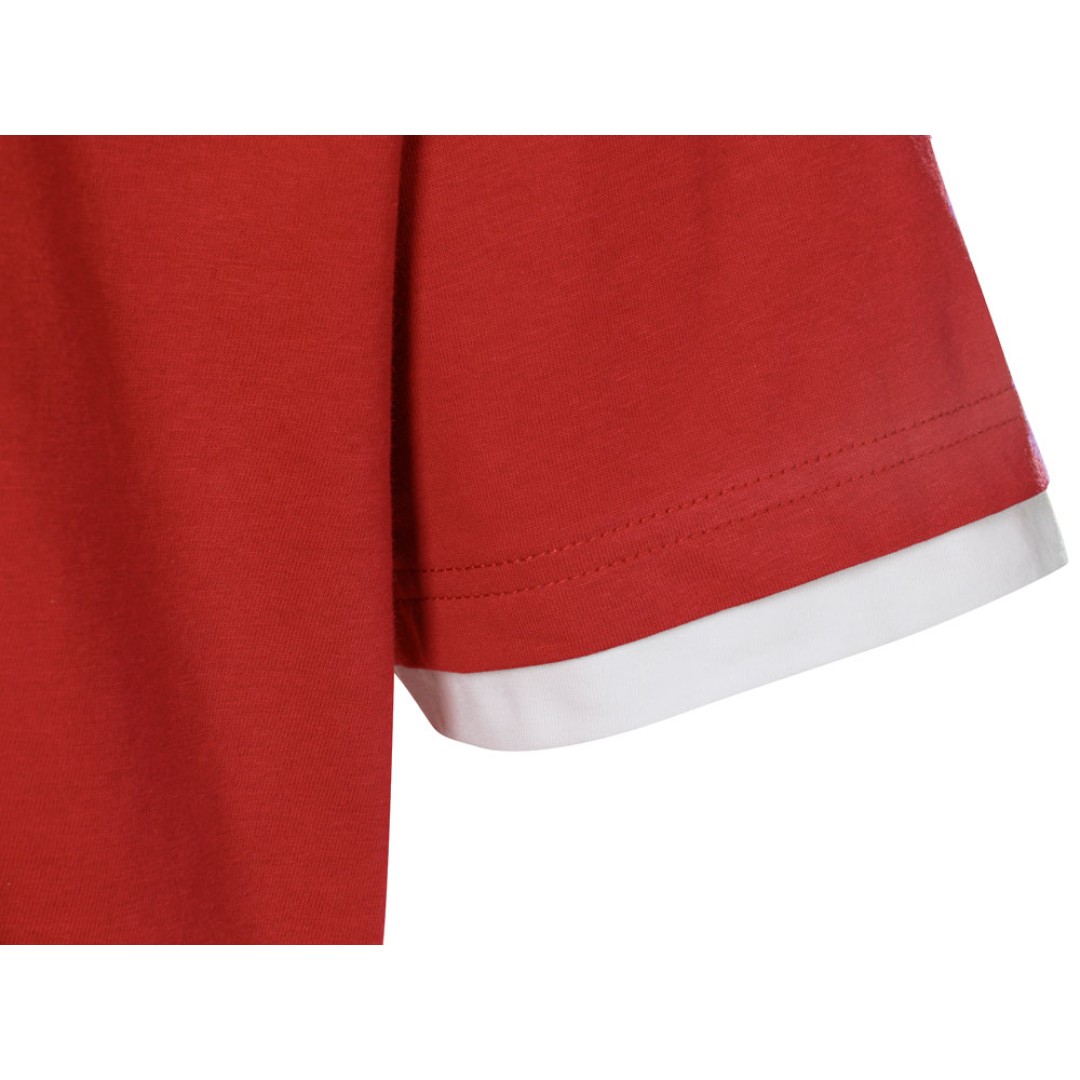 Футболка «Rotterdam» мужская, красный/белый