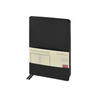 Ежедневник недатированный А5 "Megapolis Nappa Flex", черный