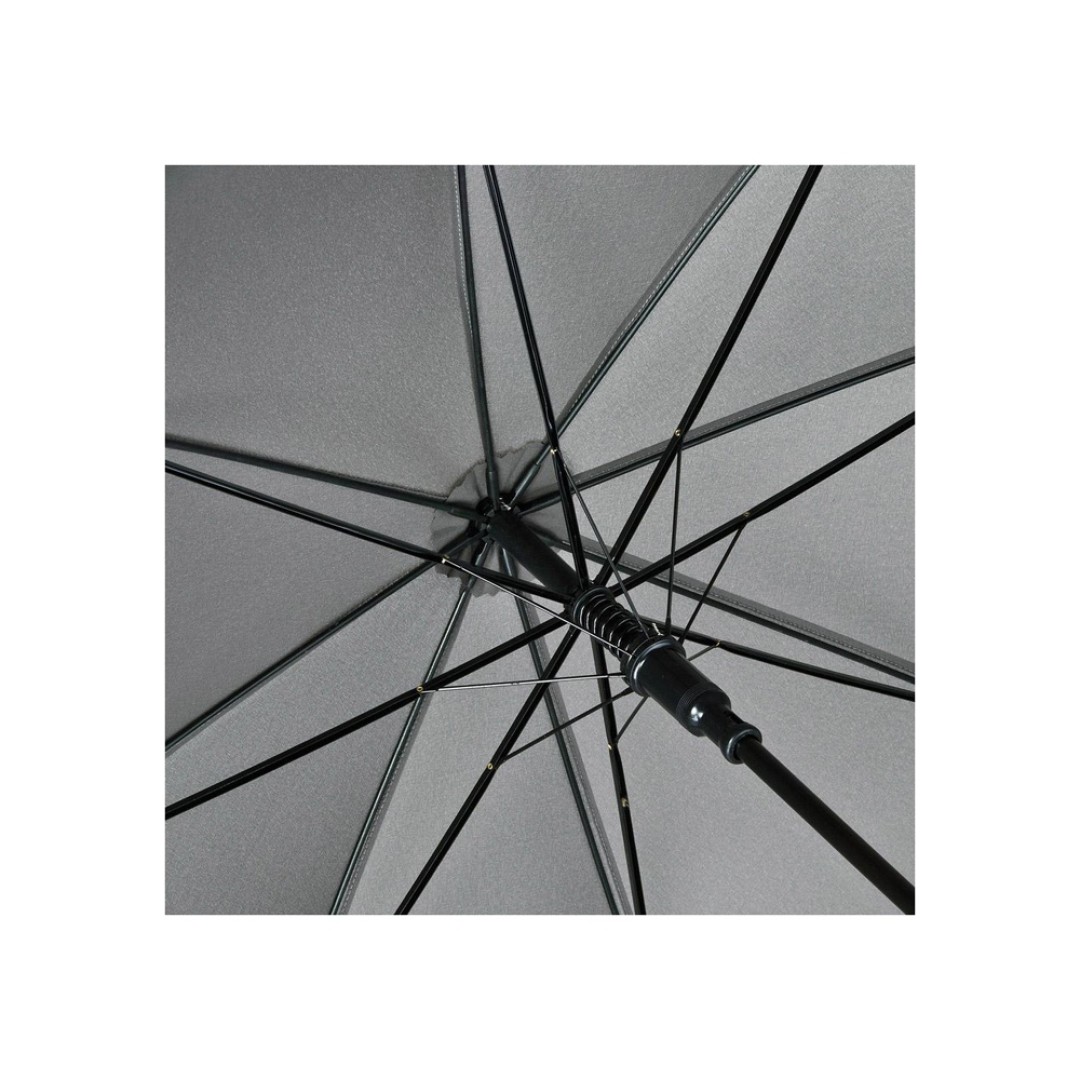 Зонт-трость 2382 Giant с большим куполом, полуавтомат, серый