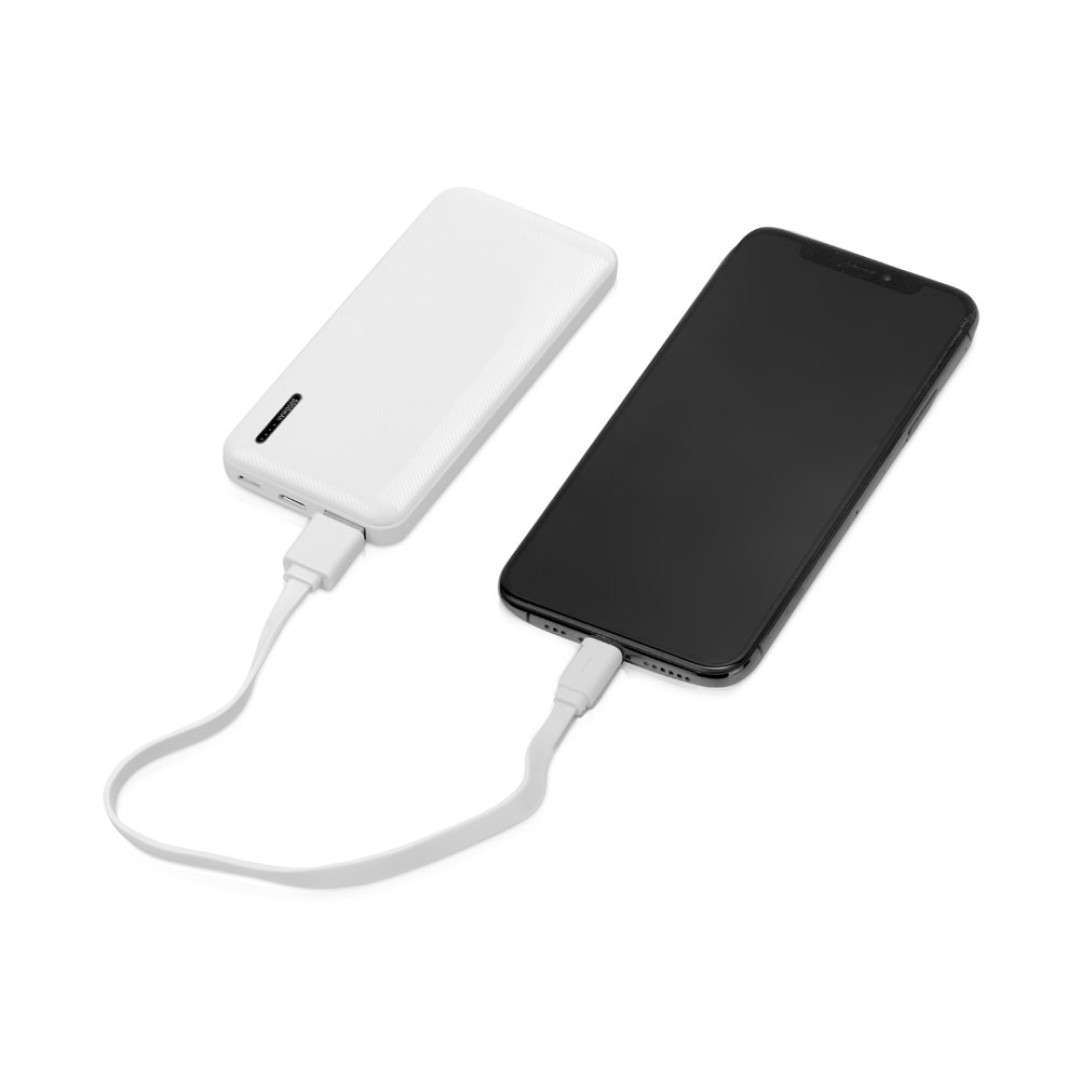 Внешний аккумулятор Evolt "Mini-5", 5000 mAh, белый