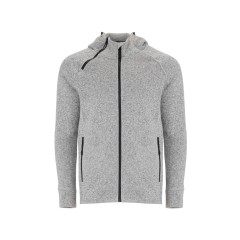 Толстовка на молнии "Everest", меланжевый белый