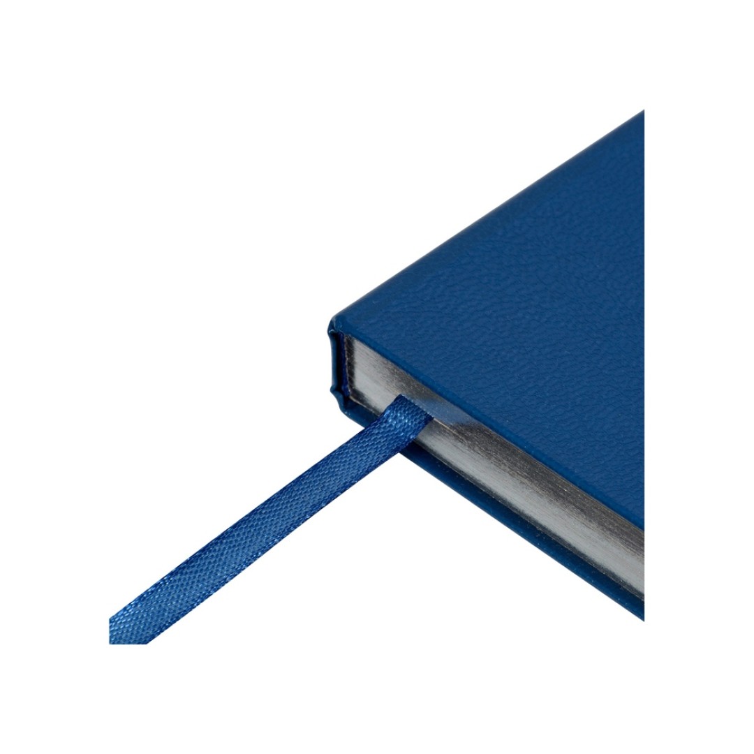 Ежедневник недатированный А5 «Megapolis», синий (серебряный обрез)