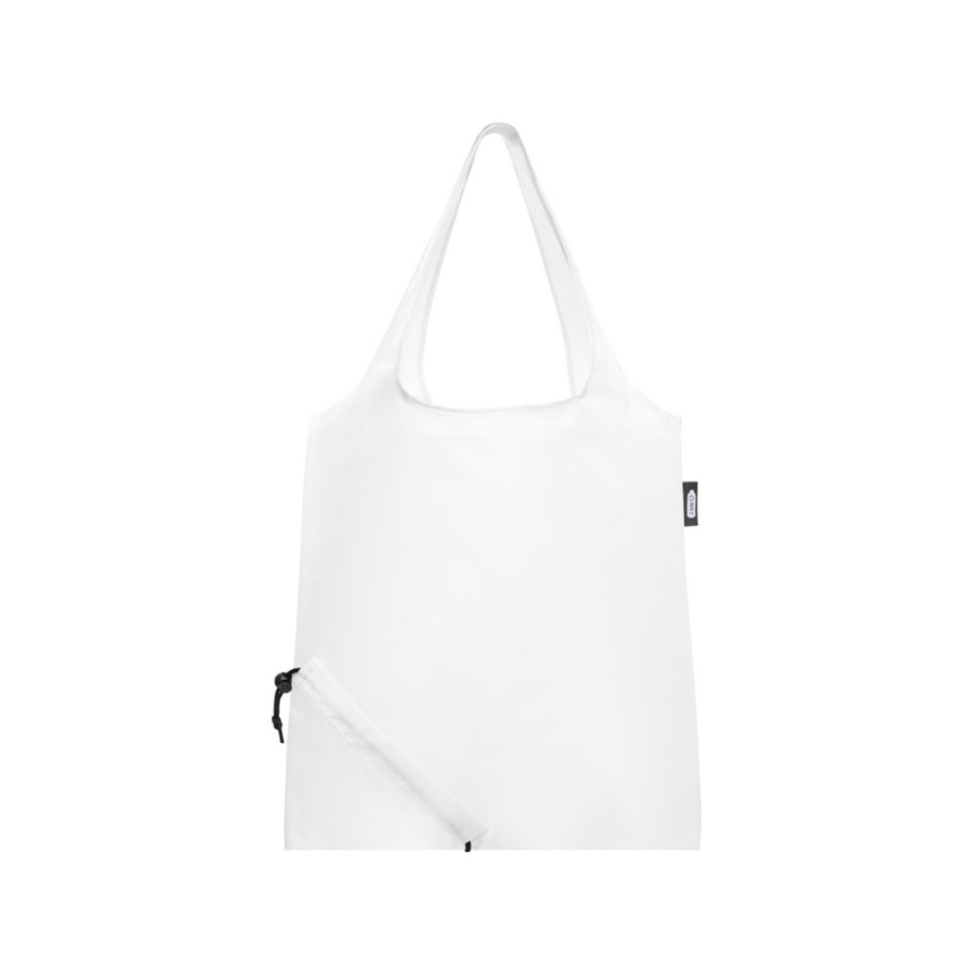 Складная эко-сумка Sabia из вторичного ПЭТ, белый