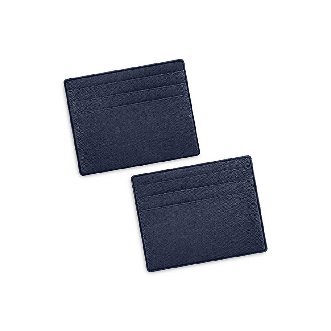 Картхолдер для денег и шести пластиковых карт "Favor", темно-синий