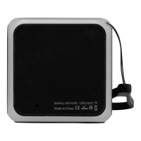 Портативная колонка «Cube» с подсветкой, черный