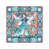 Платок "Царевна Лебедь"