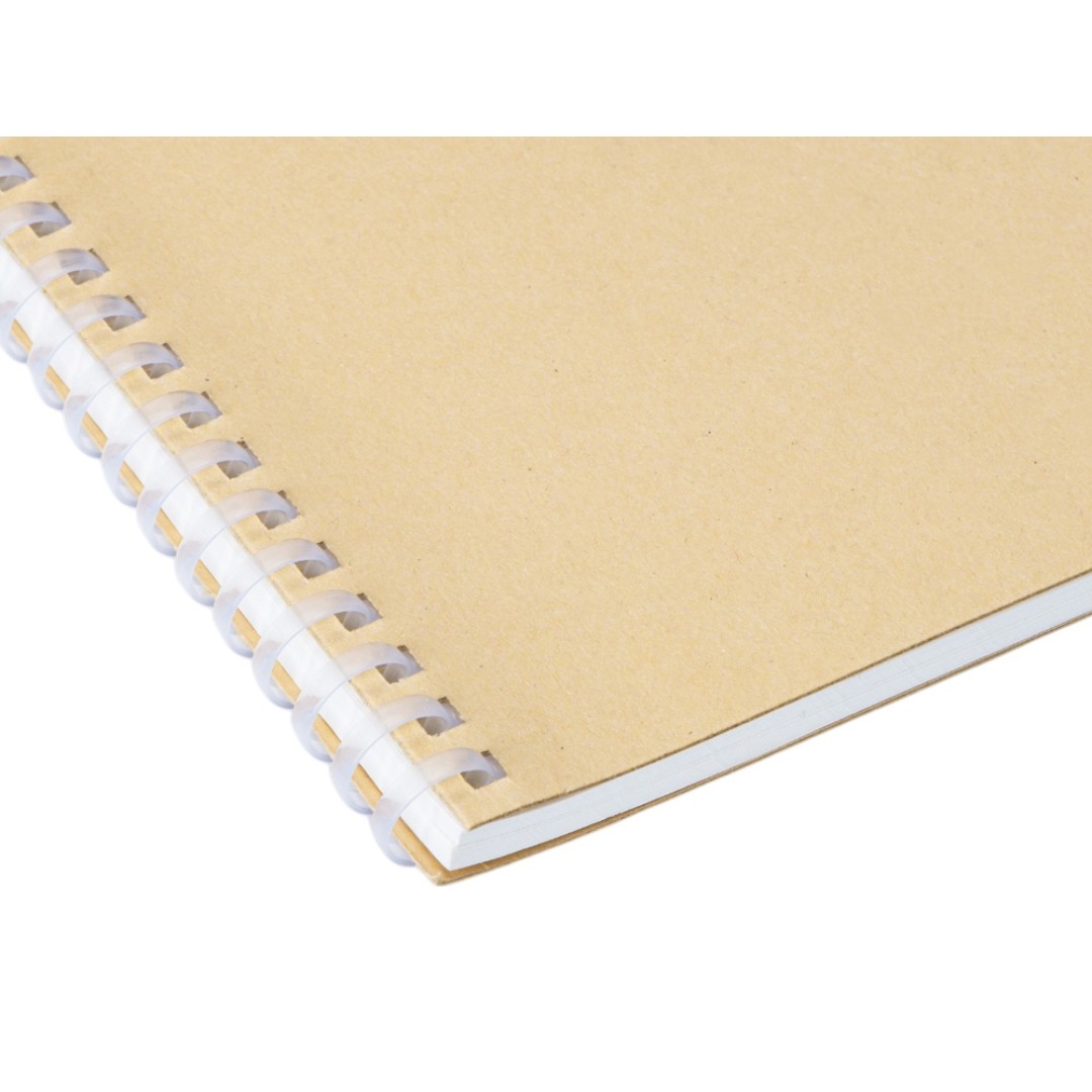 Блокнот на мягкой спирали А5 "Sahara", 60 листов 70 гр/м2, натуральный