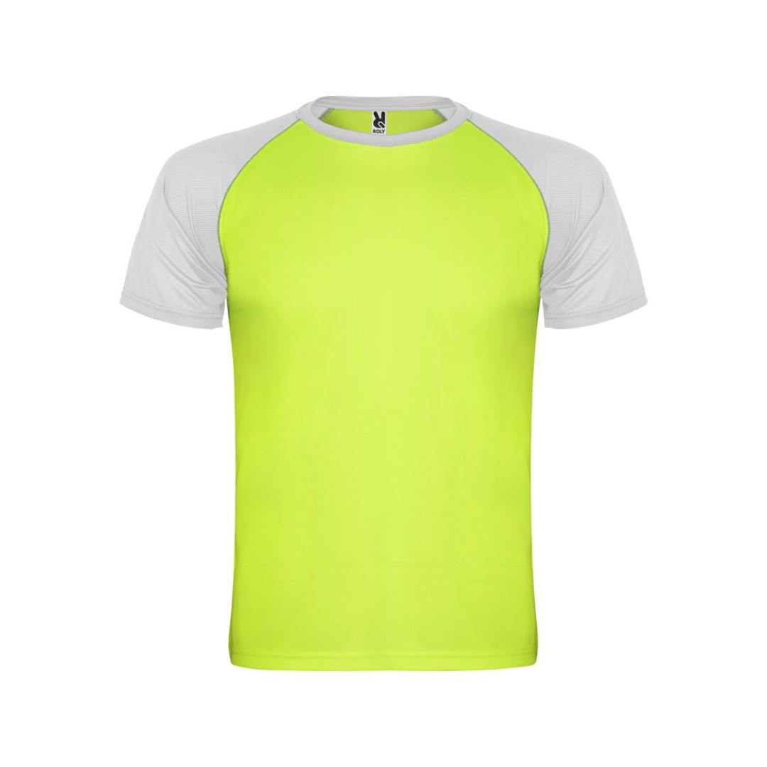 Спортивная футболка "Indianapolis" мужская, неоновый зеленый/белый