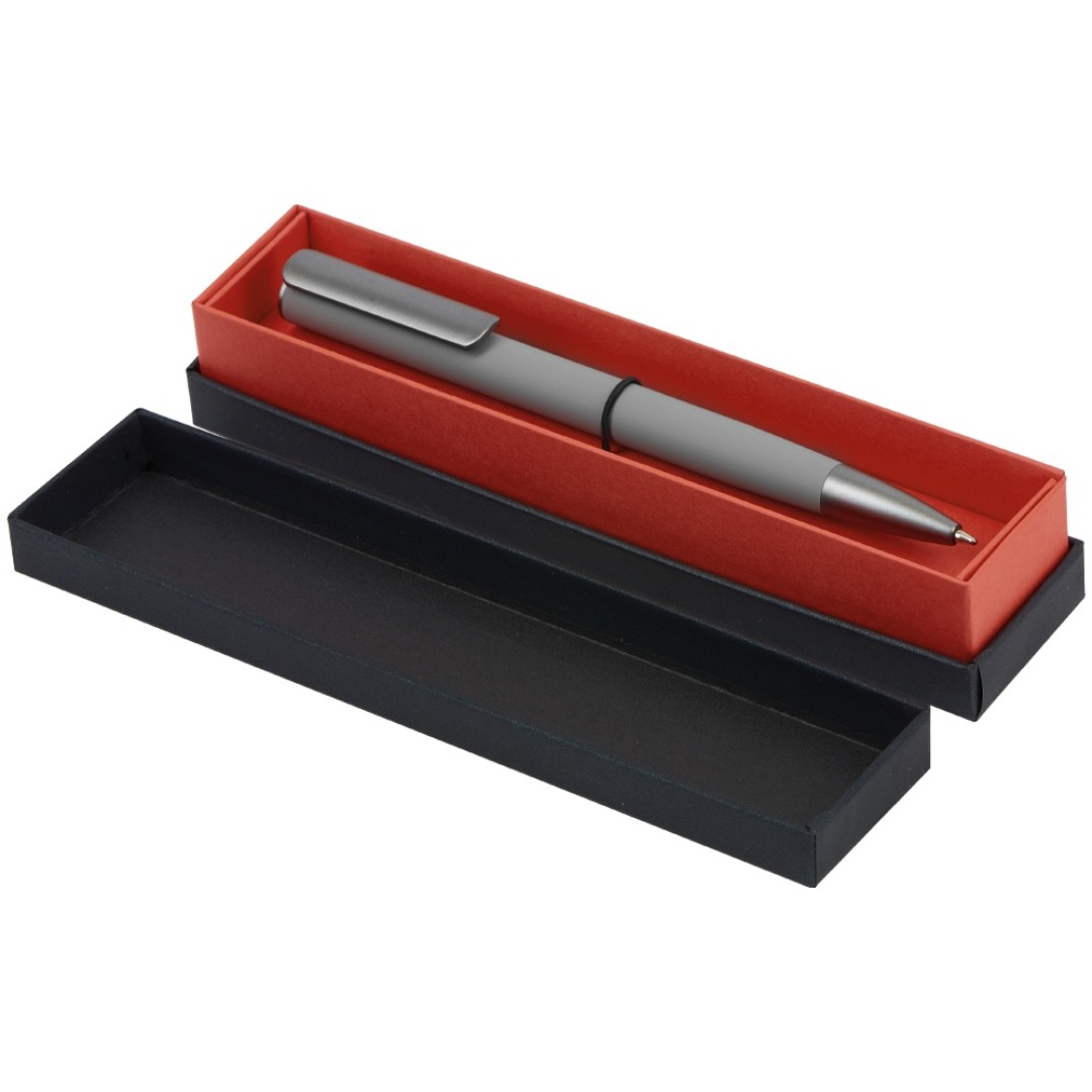 Футляр для 1 ручки "Bloom", черный с красным