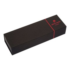 Ручка шариковая Pierre Cardin GAMME Classic с поворотным механизмом, черный матовый/серебро