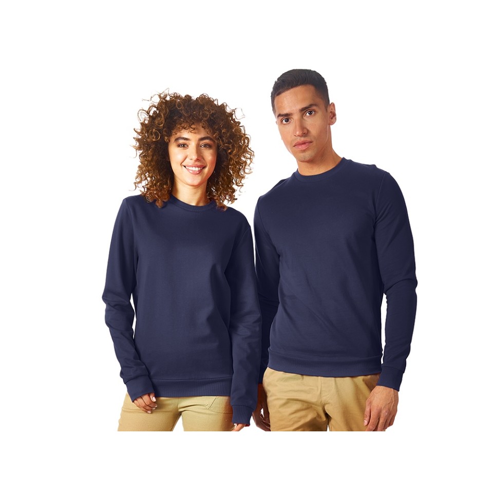 Свитшот "Motion" унисекс с начесом, нэви