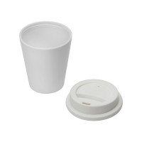 Антибактериальный набор с блокнотом и стаканом  "Safe work", белый