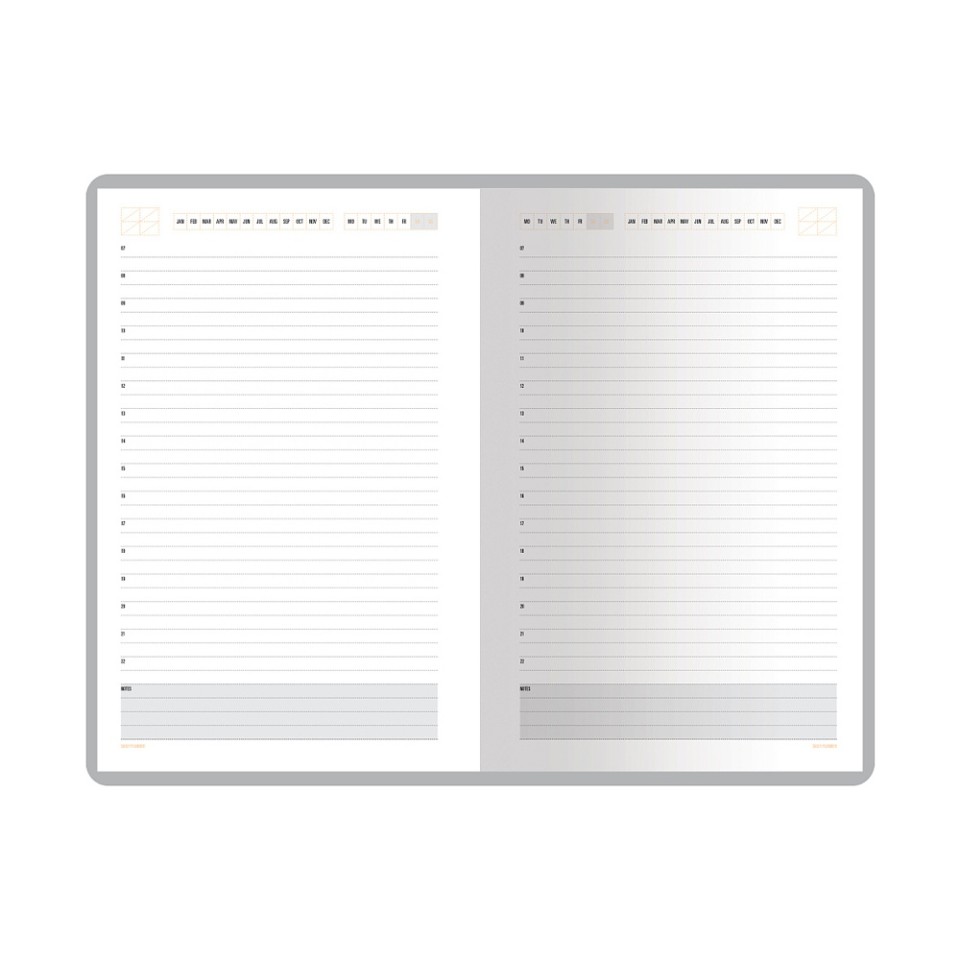 Ежедневник А5 недатированный «Mercury», зеленый