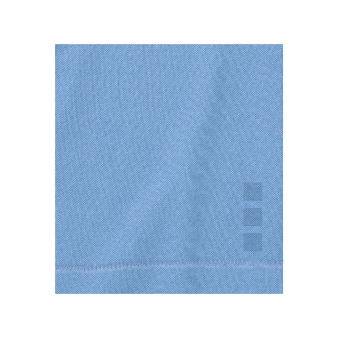 Calgary мужская футболка-поло с коротким рукавом, голубой