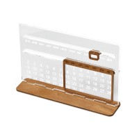 Вечный календарь Evermore 210х127 мм: фанера 3 мм, орг стекло 4 мм, упаковка в плотный крафт конверт