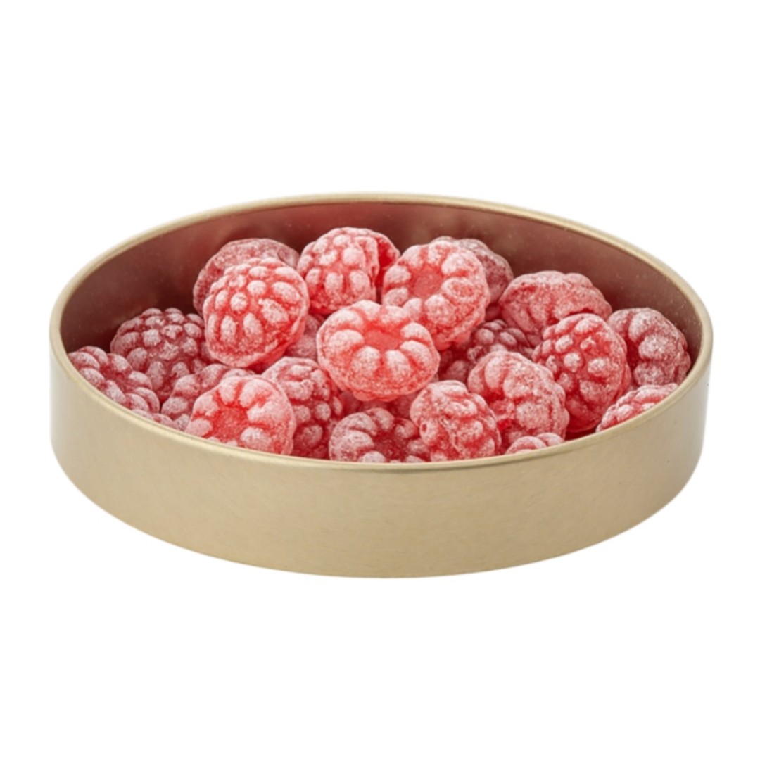 Ж/б "По-вологодски" + монпансье малиновые. Ягодный чай. С кислинкой.