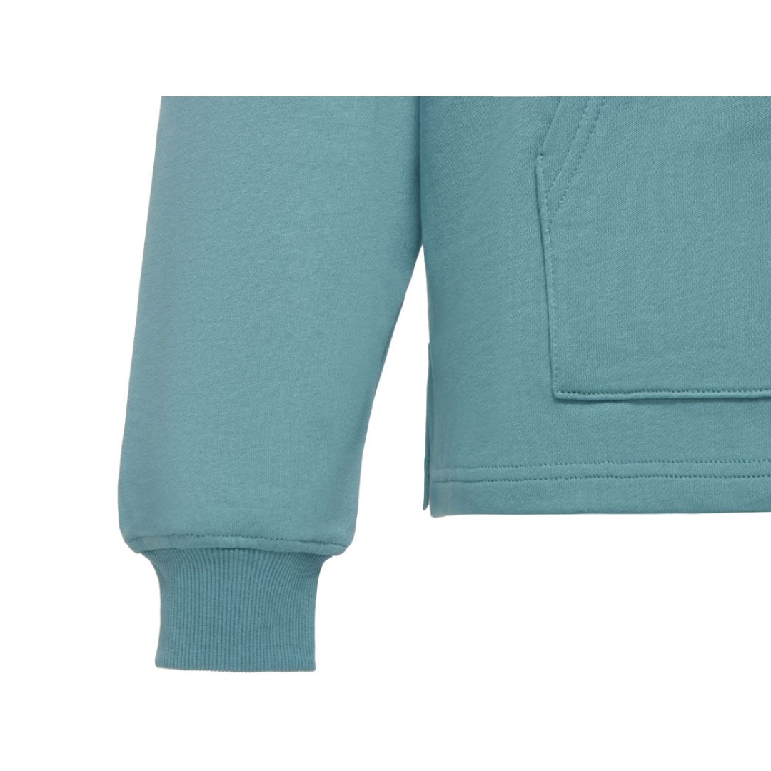 Худи оверсайз «Alpha.01» унисекс, пыльный бирюзовый