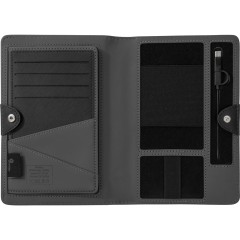 Органайзер с функцией беспроводной зарядки "Manner", 5000 mah, черный