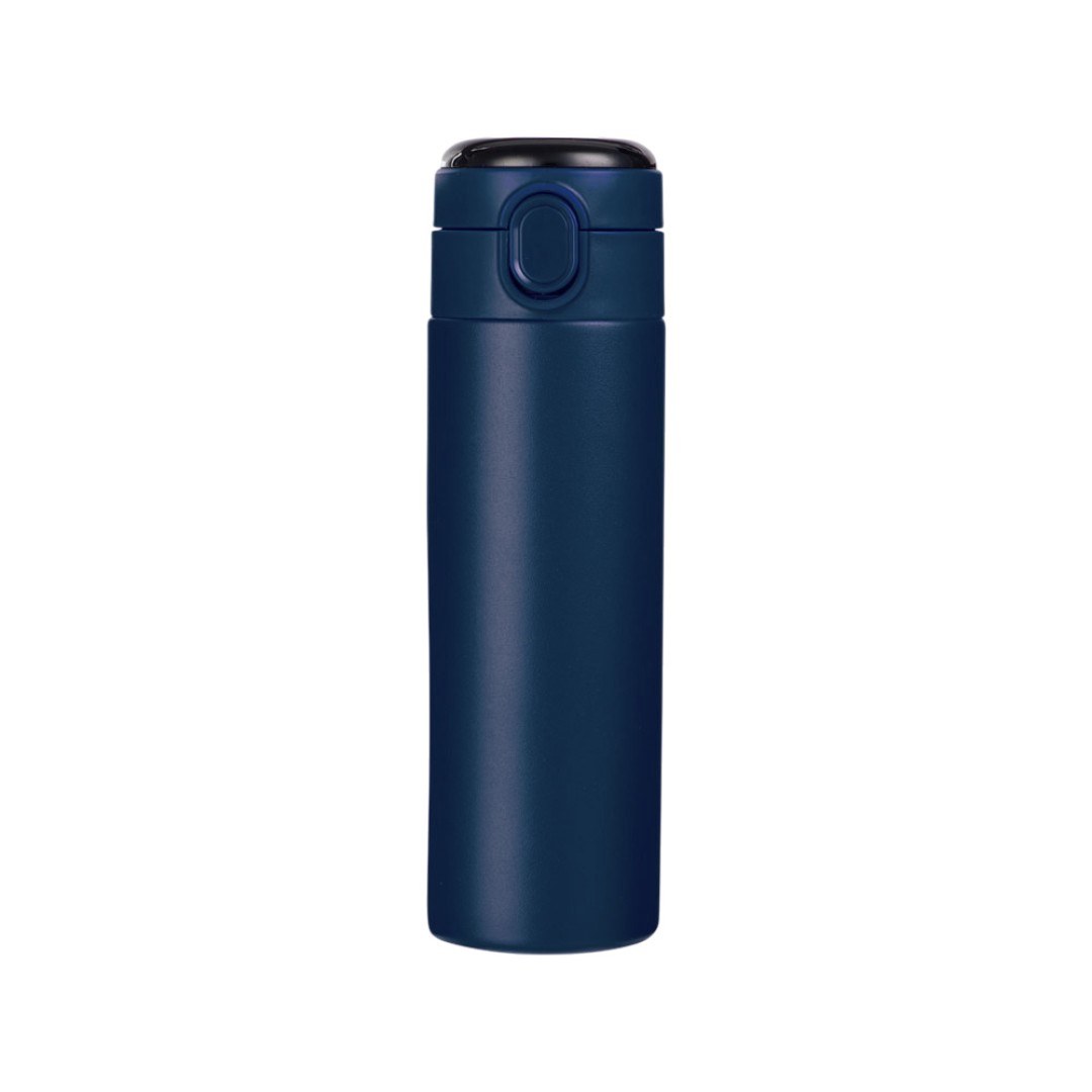 Вакуумная термокружка Waterline с медной изоляцией «Bravo», 400 мл, тубус, темно-синий