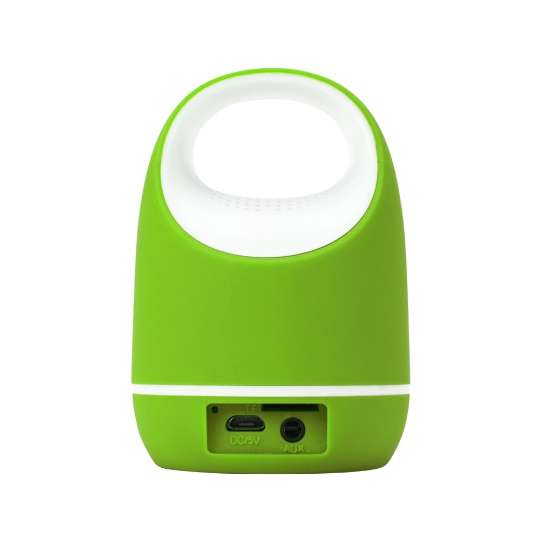 Портативная колонка "Арнольд", зеленое яблоко