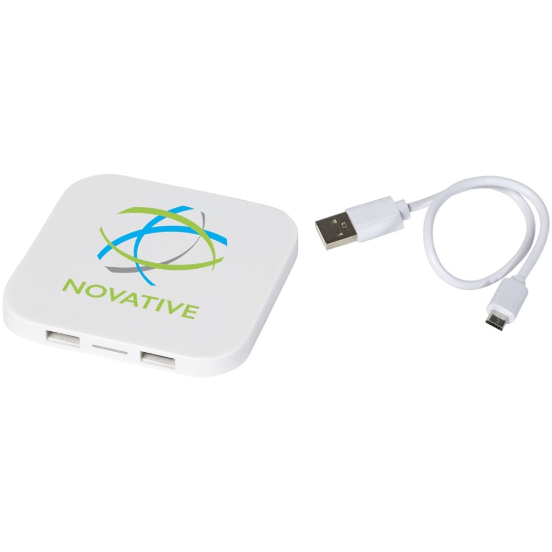 Беспроводное зарядное устройство-хаб «Ozone», белый