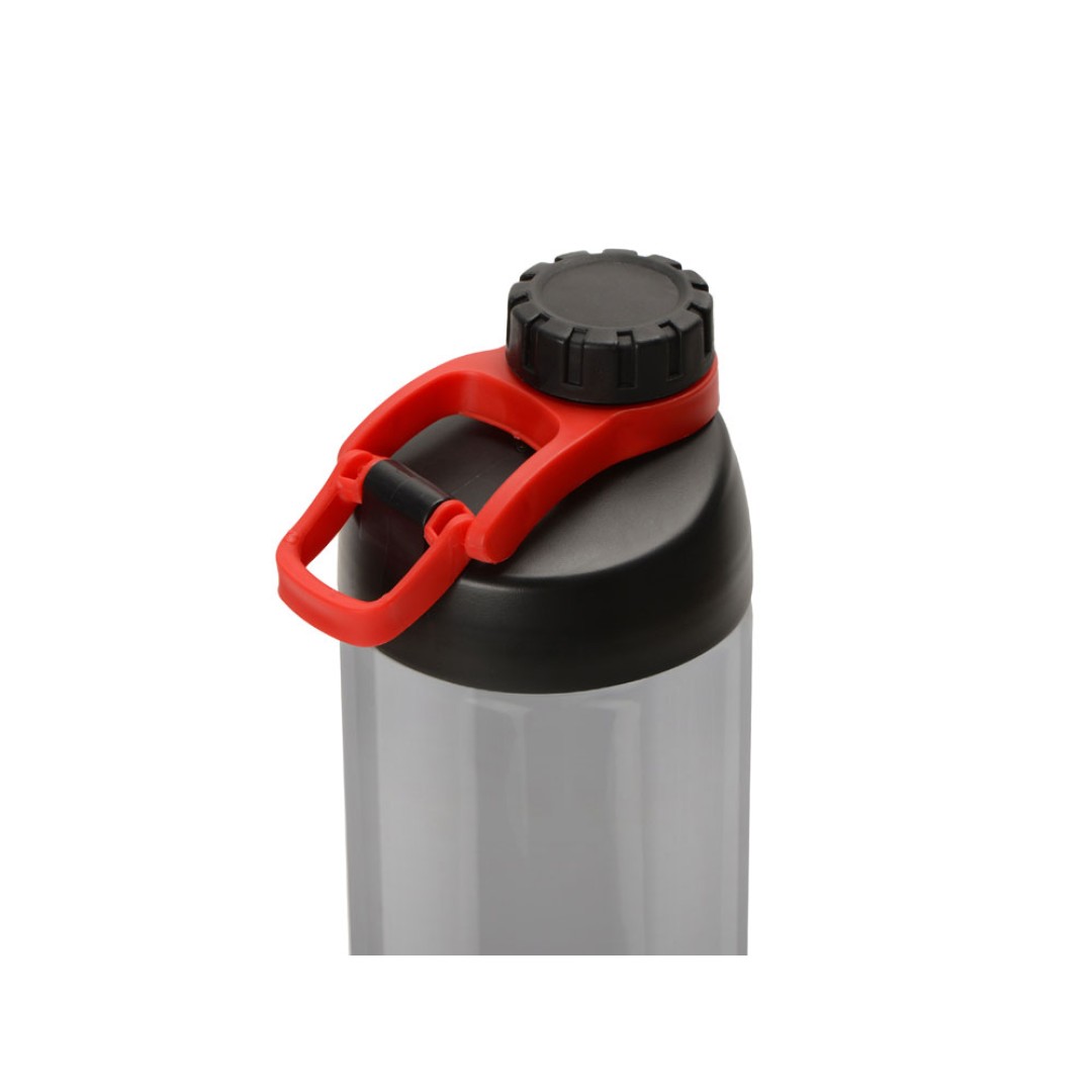 Спортивная бутылка для воды с держателем "Biggy", 1000 мл, красный