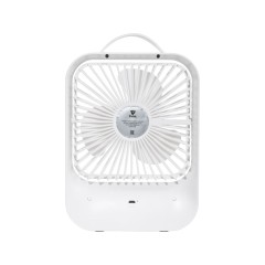 Настольный вентилятор с плавным регулированием скорости "Circa", белый