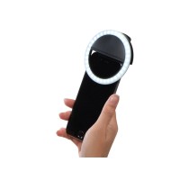 Световое кольцо для селфи "Glitter", черный (P)