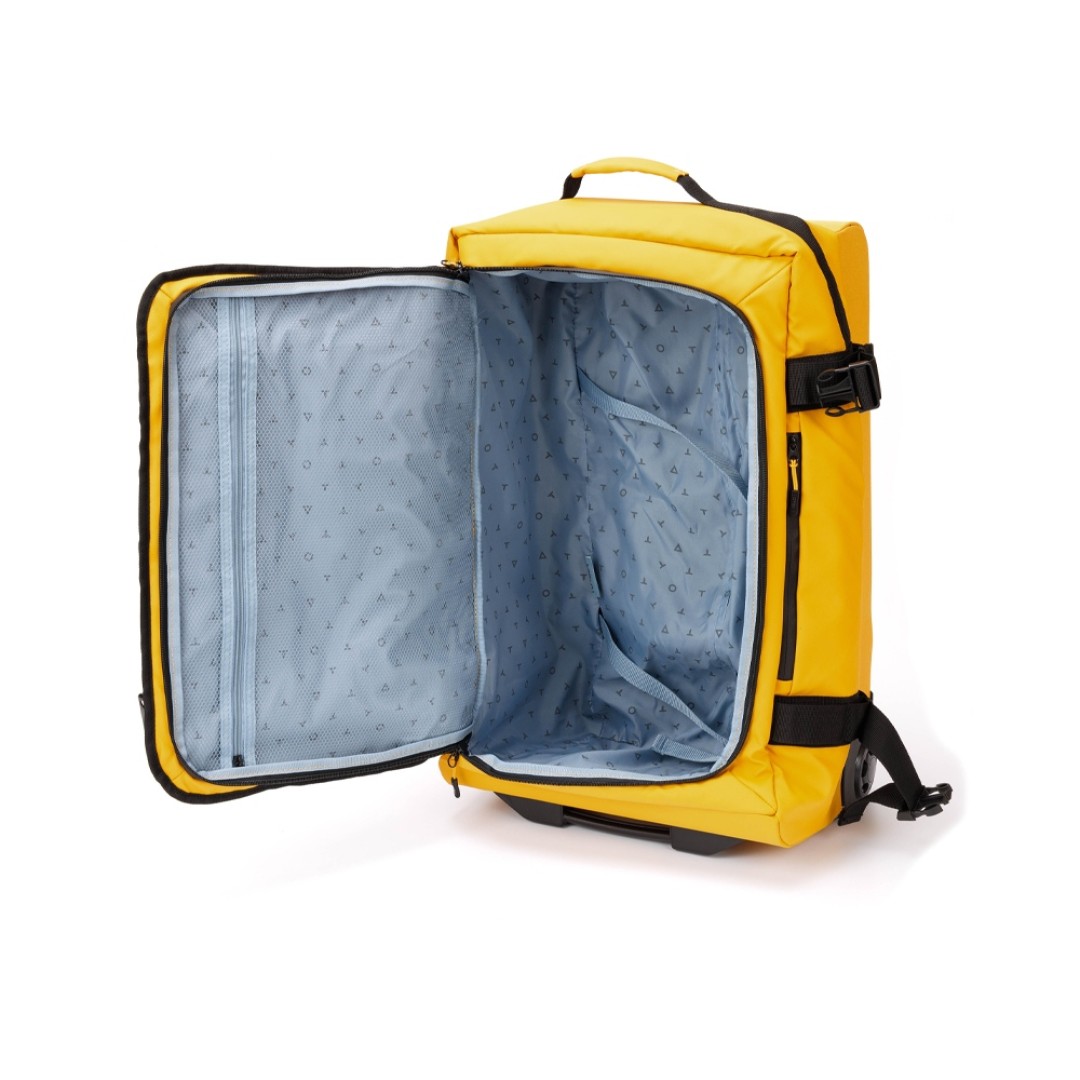 Сумка на колесах TORBER MOBI, желтый, полиэстер 900D с PU покрытием, 60 х 38 х 25,5 см, 57 л