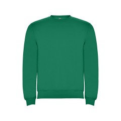 Свитшот с начесом "Clasica" унисекс, зеленый