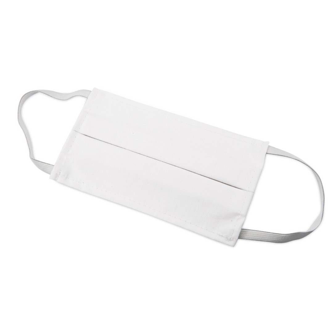 Маска для лица многоразовая из хлопка, белый