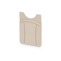 Картхолдер для телефона с держателем «Trighold», бежевый