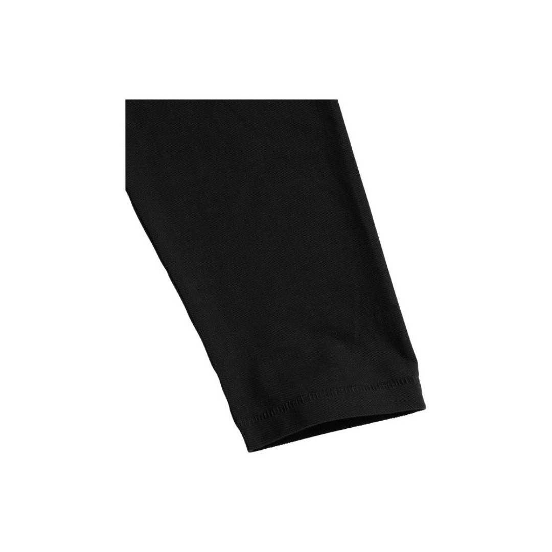 Рубашка поло "Oakville" женская с длинным рукавом, черный