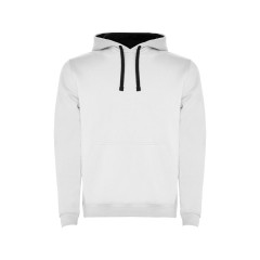 Толстовка с капюшоном "Urban" мужская, белый/нэйви