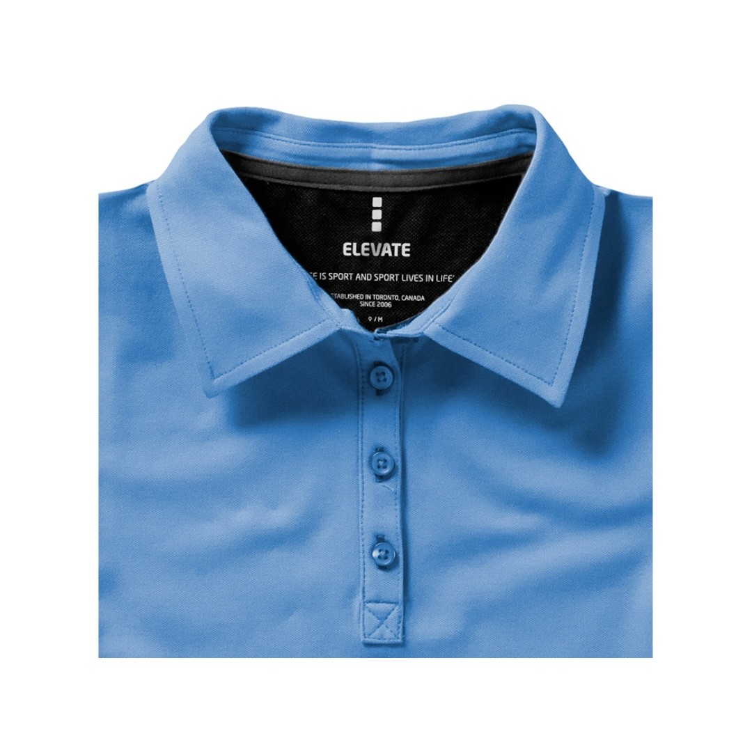 Рубашка поло "Markham" женская, голубой/антрацит