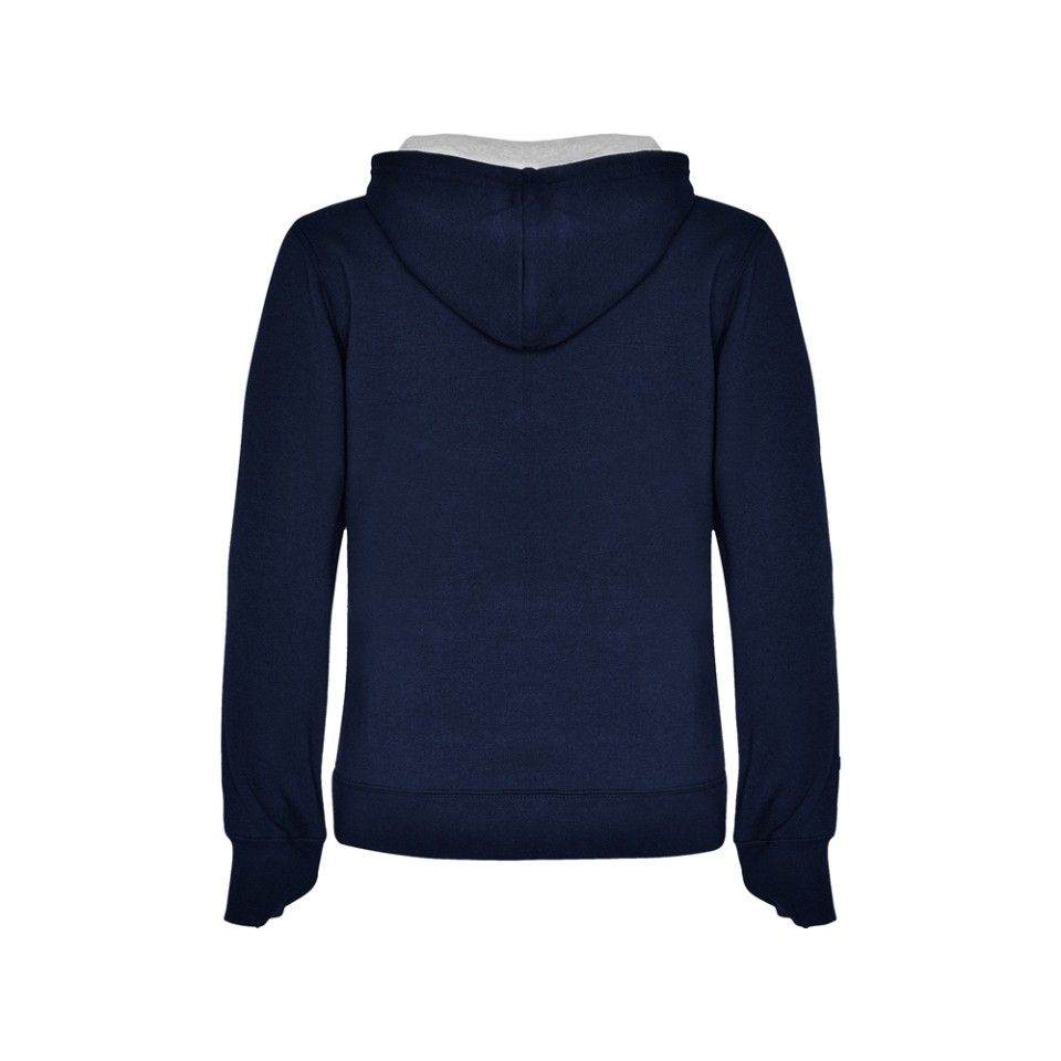 Толстовка с капюшоном "Urban" женская, нэйви/серый