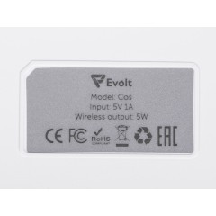 Беспроводное зарядное устройство "Cos", 5 Вт, белый