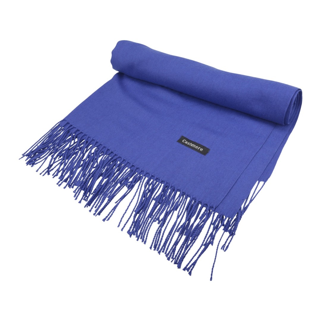 Палантин «Veil», темно-синий