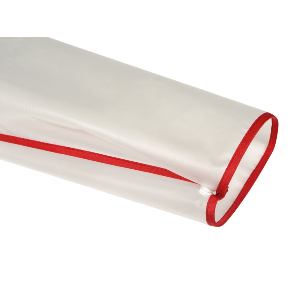 Дождевик "Providence", прозрачный/красный с чехлом