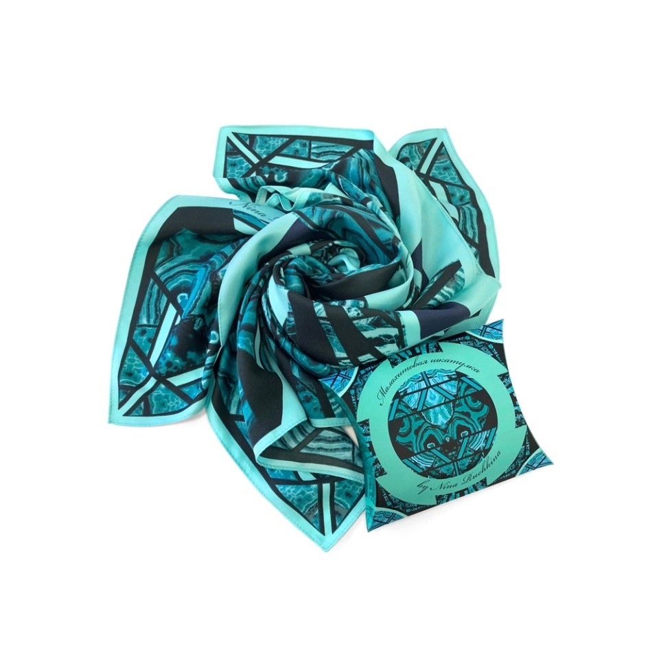 Платок «Малахитовая шкатулка»