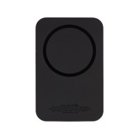 Магнитный беспроводной внешний аккумулятор "MagnetIQ", 5000 mah, 10 W, черный