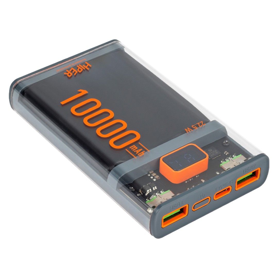 Внешний аккумулятор «CORE X», 10000 mAh, черный