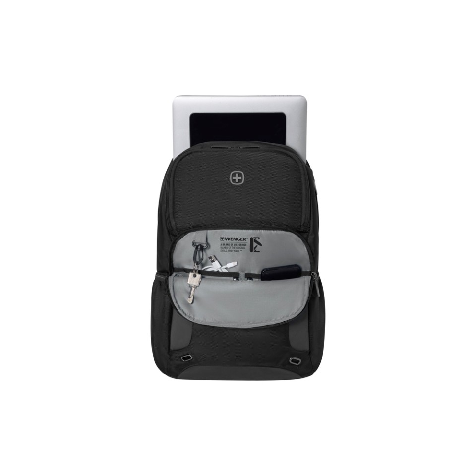Рюкзак WENGER XE Tryal 15.6", черный, переработанный ПЭТ/Полиэстер, 31х20х44 см, 23 л.