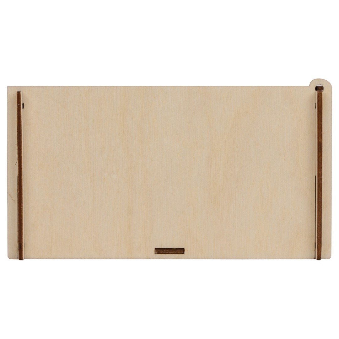 Деревянная коробка для гирлянды с наполнителем-стружкой "Ларь"