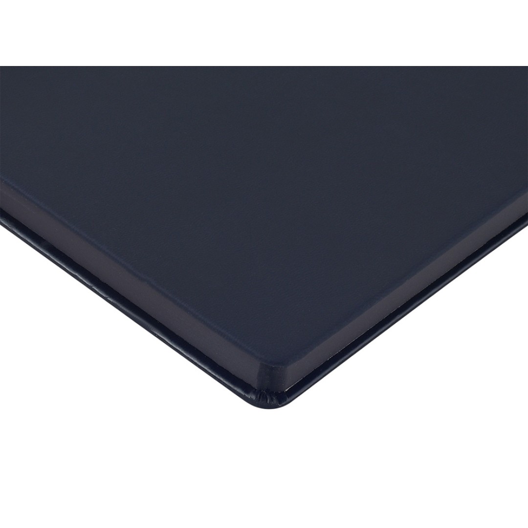 Ежедневник А5 "Megapolis Color New" soft-touch, темно-синий navy