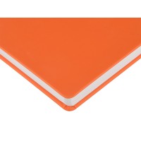 Ежедневник с каменной бумагой недатированный А5 "Carrara"», оранжевый