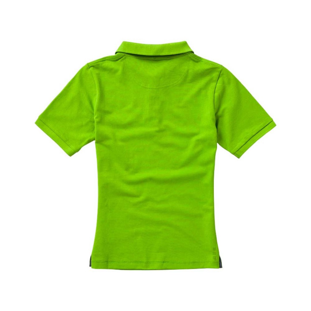 Calgary женская футболка-поло с коротким рукавом, зеленое яблоко