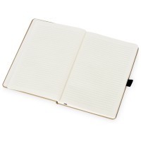 Блокнот "Sevilia Hard", твердая обложка из крафта A5, 80 листов, крафтовый/черный