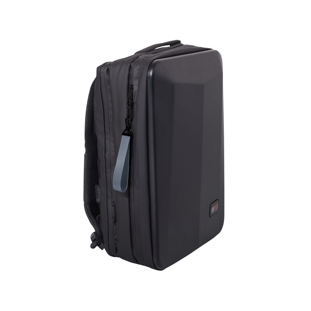 Ремувка с черным карабином "Summit", 2 см, серый/ченый